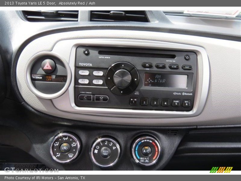 Absolutely Red / Ash 2013 Toyota Yaris LE 5 Door