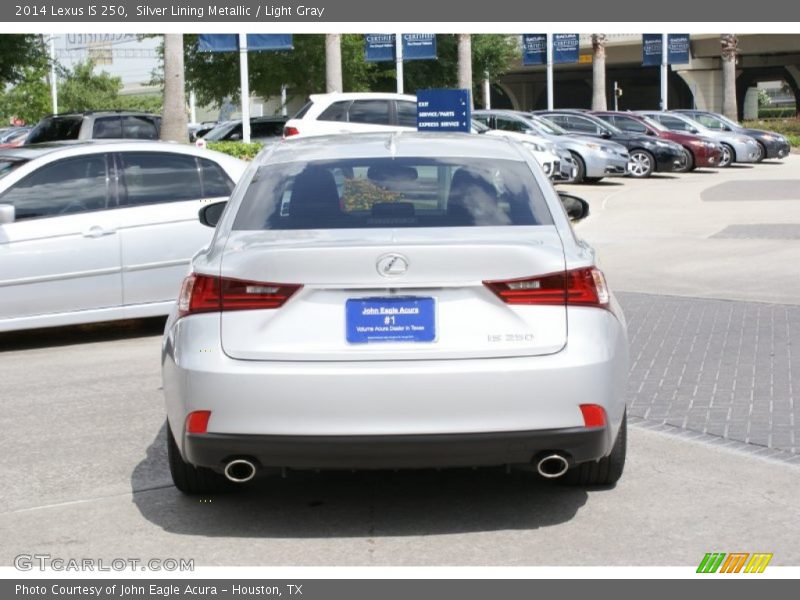 Silver Lining Metallic / Light Gray 2014 Lexus IS 250