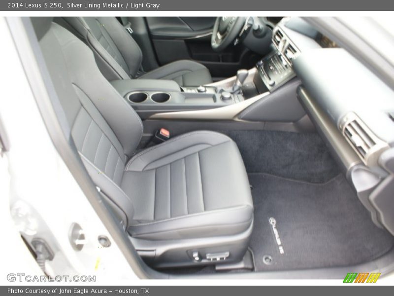 Silver Lining Metallic / Light Gray 2014 Lexus IS 250
