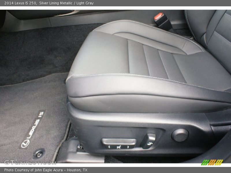 Silver Lining Metallic / Light Gray 2014 Lexus IS 250