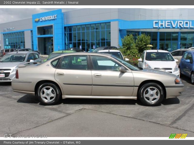 Sandrift Metallic / Neutral 2002 Chevrolet Impala LS