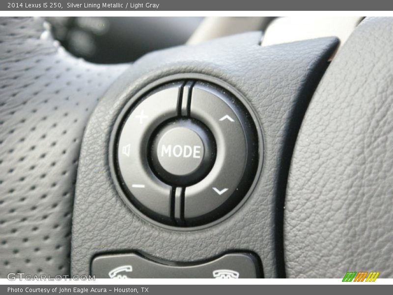 Silver Lining Metallic / Light Gray 2014 Lexus IS 250