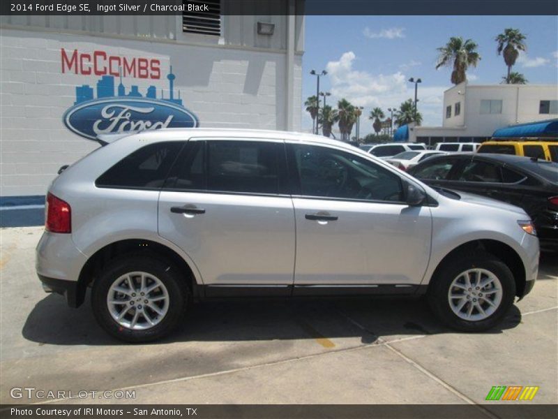 Ingot Silver / Charcoal Black 2014 Ford Edge SE