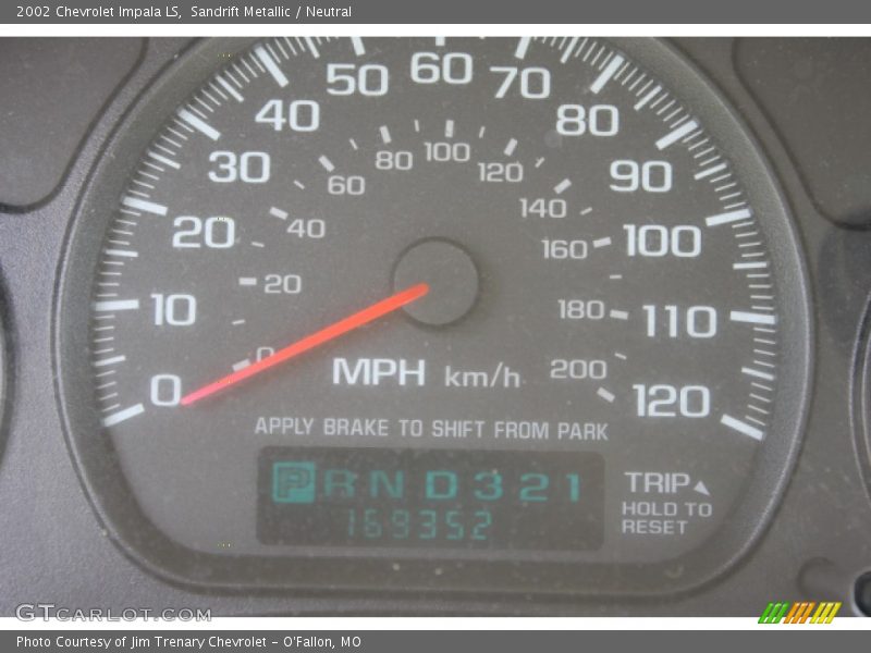 Sandrift Metallic / Neutral 2002 Chevrolet Impala LS