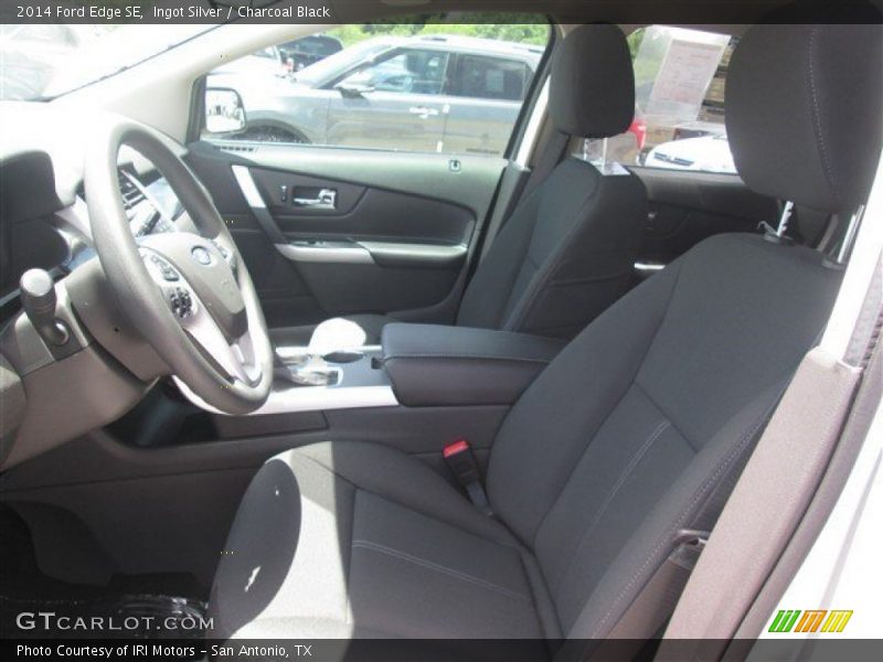 Ingot Silver / Charcoal Black 2014 Ford Edge SE