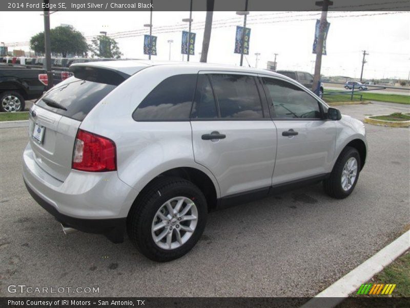 Ingot Silver / Charcoal Black 2014 Ford Edge SE
