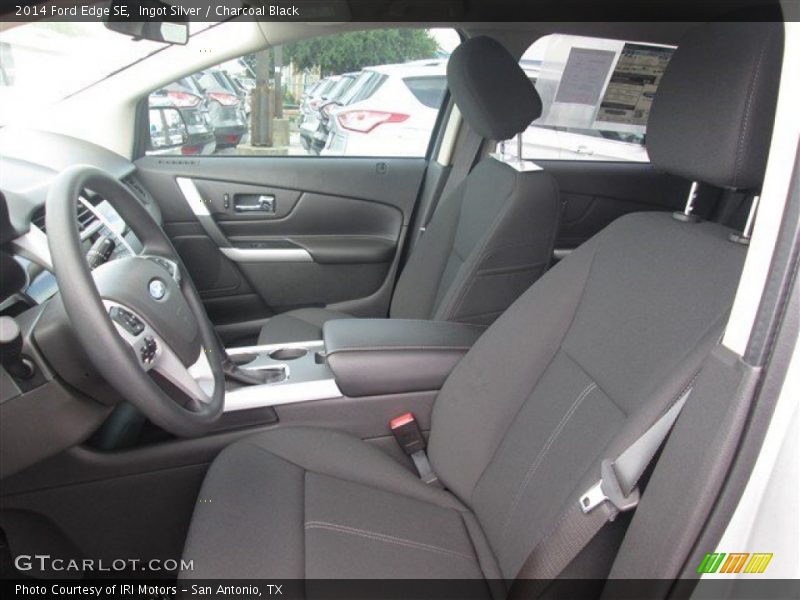 Ingot Silver / Charcoal Black 2014 Ford Edge SE