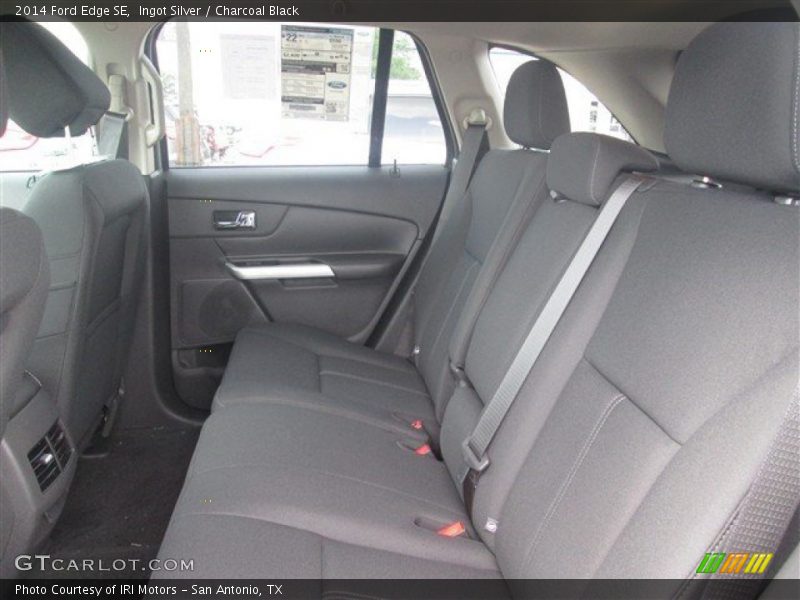 Ingot Silver / Charcoal Black 2014 Ford Edge SE