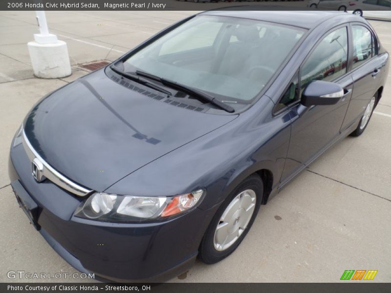 Magnetic Pearl / Ivory 2006 Honda Civic Hybrid Sedan