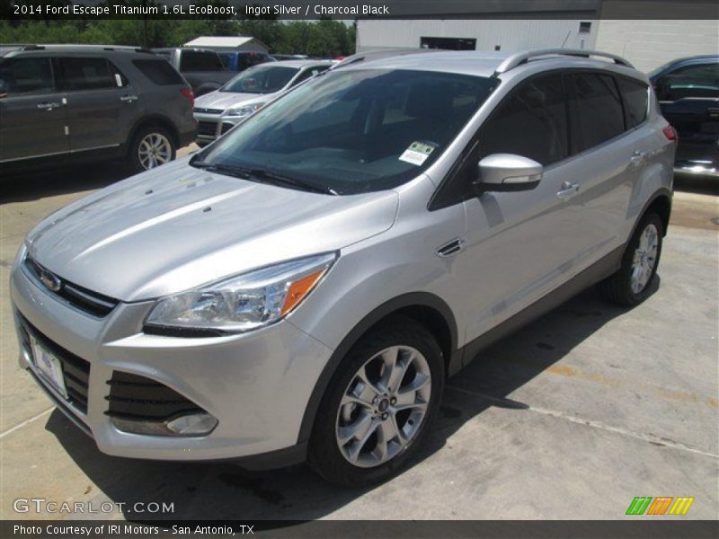 Ingot Silver / Charcoal Black 2014 Ford Escape Titanium 1.6L EcoBoost