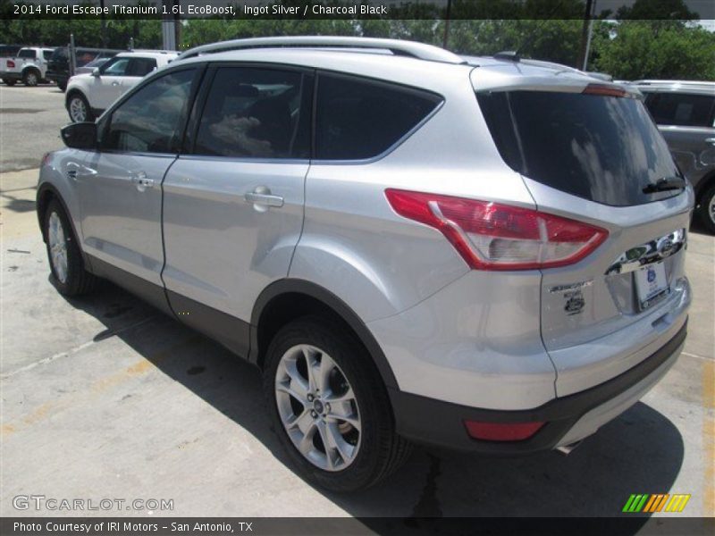 Ingot Silver / Charcoal Black 2014 Ford Escape Titanium 1.6L EcoBoost
