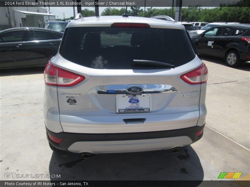 Ingot Silver / Charcoal Black 2014 Ford Escape Titanium 1.6L EcoBoost