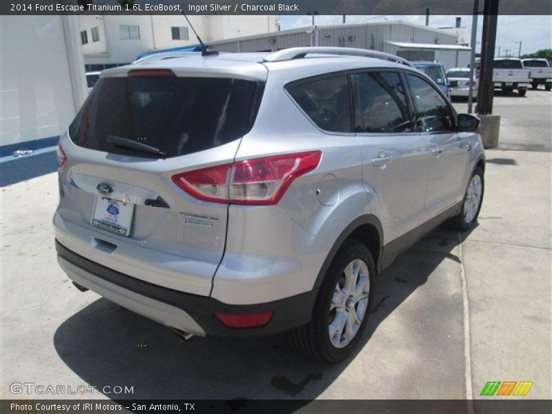 Ingot Silver / Charcoal Black 2014 Ford Escape Titanium 1.6L EcoBoost