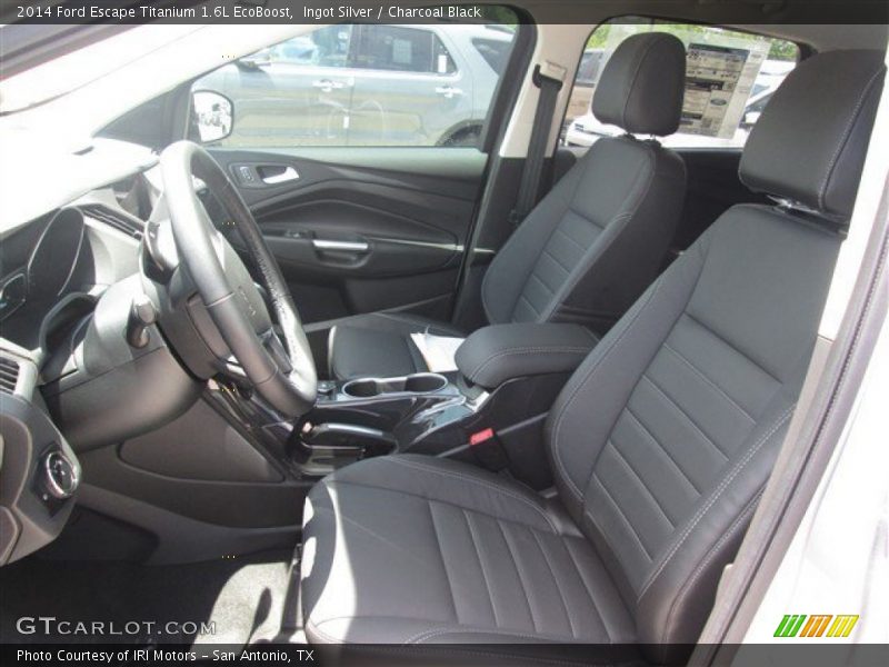 Ingot Silver / Charcoal Black 2014 Ford Escape Titanium 1.6L EcoBoost