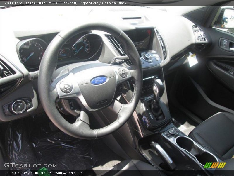 Ingot Silver / Charcoal Black 2014 Ford Escape Titanium 1.6L EcoBoost