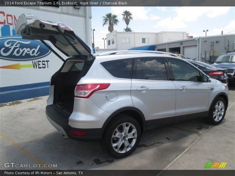 Ingot Silver / Charcoal Black 2014 Ford Escape Titanium 1.6L EcoBoost