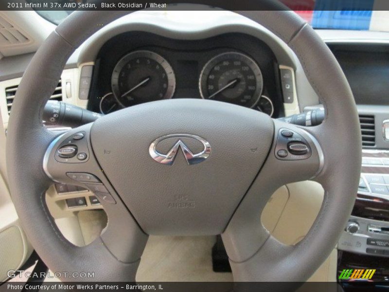 Black Obsidian / Wheat 2011 Infiniti M 37x AWD Sedan