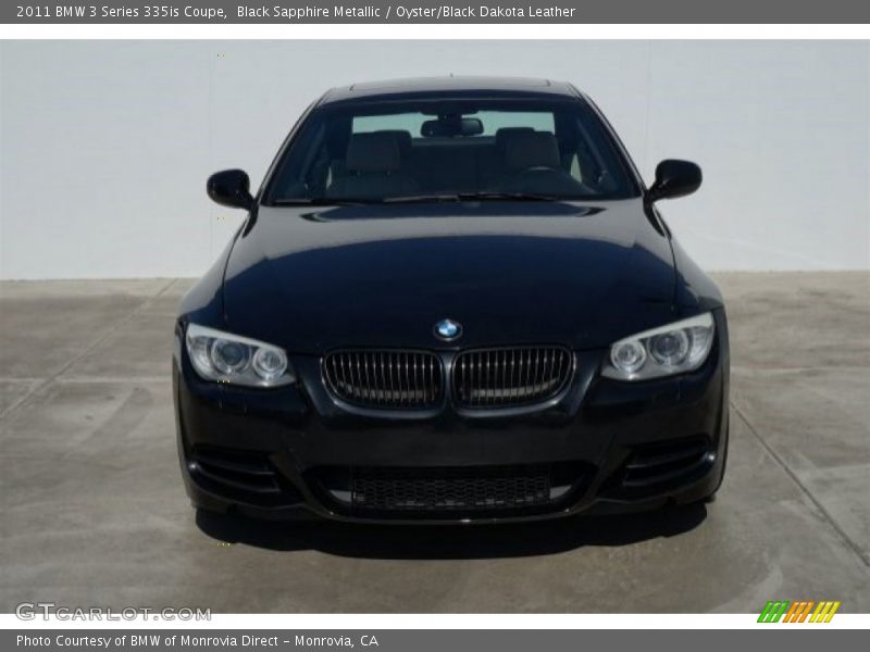 Black Sapphire Metallic / Oyster/Black Dakota Leather 2011 BMW 3 Series 335is Coupe