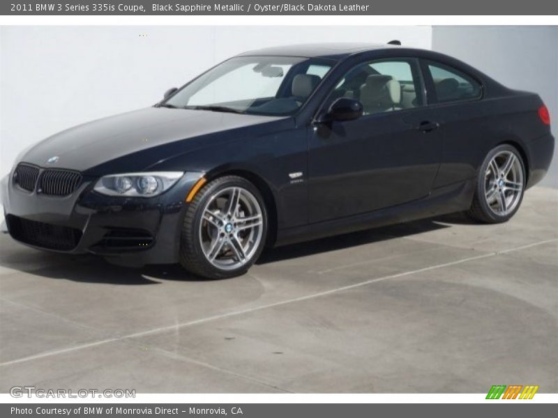 Black Sapphire Metallic / Oyster/Black Dakota Leather 2011 BMW 3 Series 335is Coupe