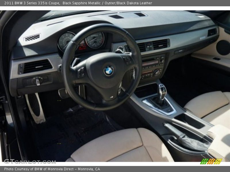 Black Sapphire Metallic / Oyster/Black Dakota Leather 2011 BMW 3 Series 335is Coupe