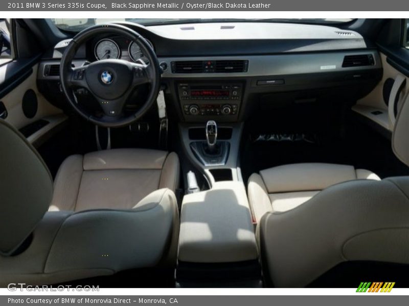 Black Sapphire Metallic / Oyster/Black Dakota Leather 2011 BMW 3 Series 335is Coupe