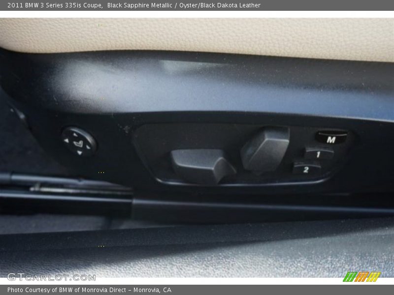 Black Sapphire Metallic / Oyster/Black Dakota Leather 2011 BMW 3 Series 335is Coupe