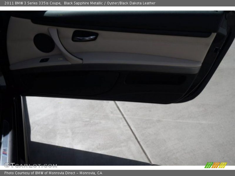 Black Sapphire Metallic / Oyster/Black Dakota Leather 2011 BMW 3 Series 335is Coupe