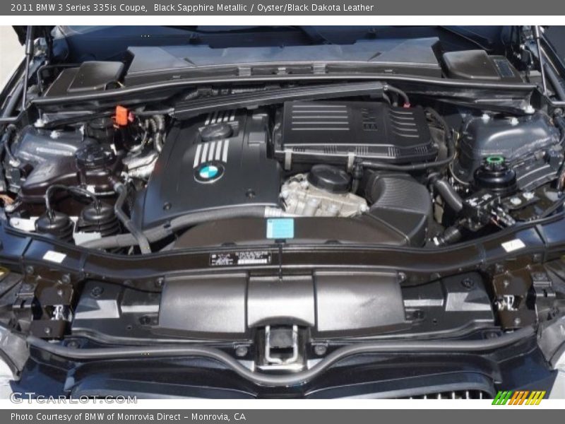 Black Sapphire Metallic / Oyster/Black Dakota Leather 2011 BMW 3 Series 335is Coupe