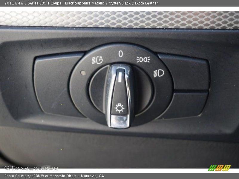 Black Sapphire Metallic / Oyster/Black Dakota Leather 2011 BMW 3 Series 335is Coupe