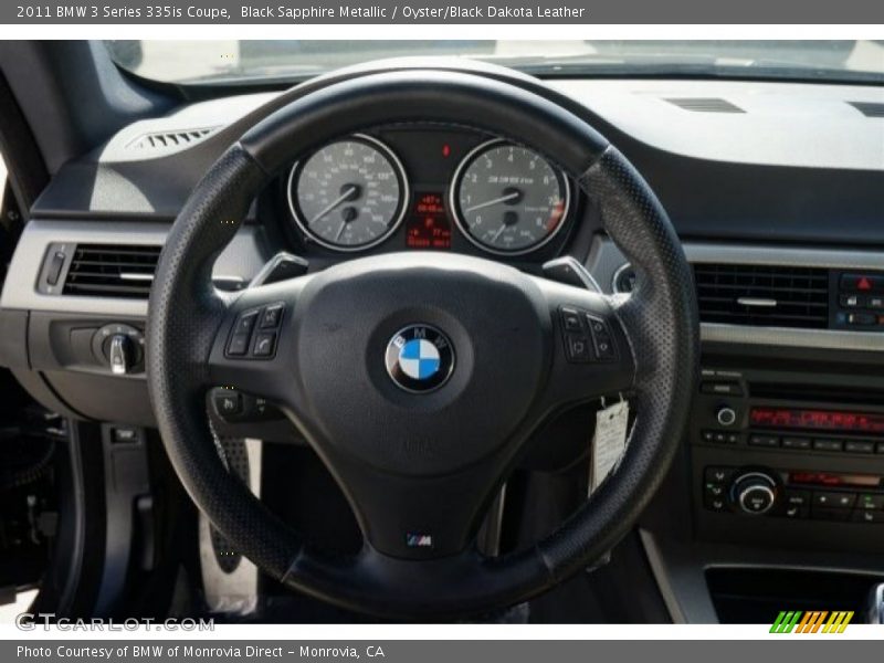 Black Sapphire Metallic / Oyster/Black Dakota Leather 2011 BMW 3 Series 335is Coupe