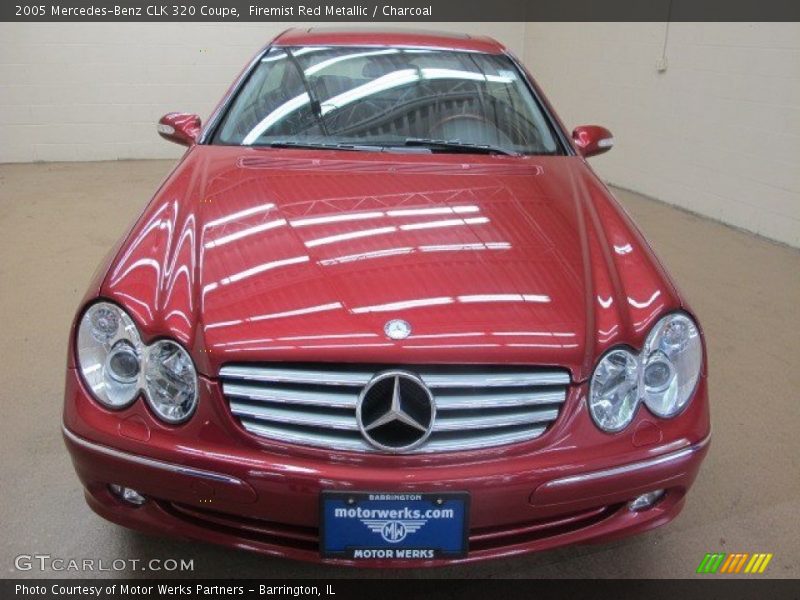 Firemist Red Metallic / Charcoal 2005 Mercedes-Benz CLK 320 Coupe