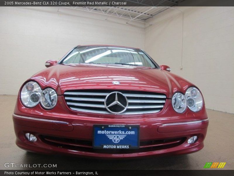 Firemist Red Metallic / Charcoal 2005 Mercedes-Benz CLK 320 Coupe