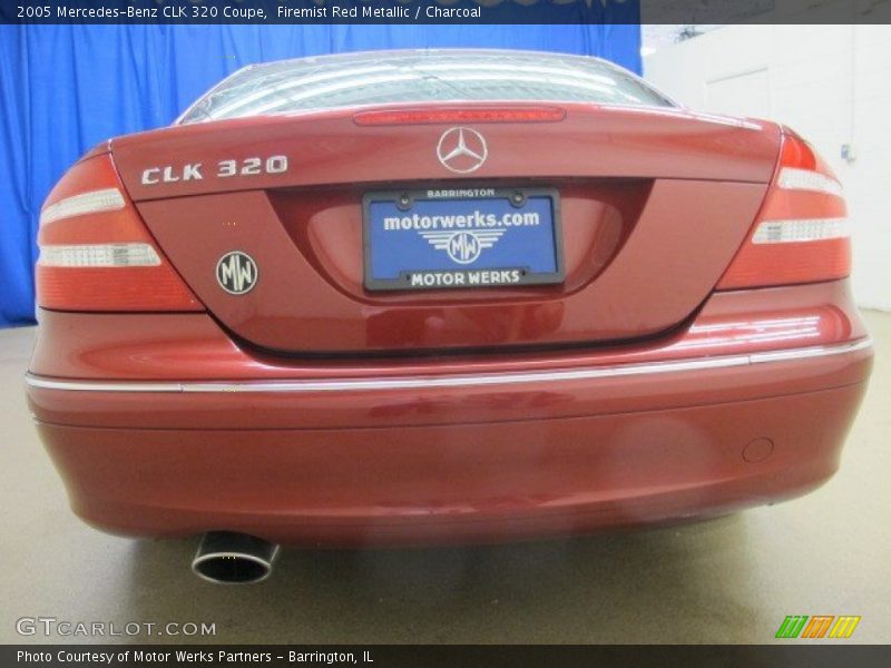 Firemist Red Metallic / Charcoal 2005 Mercedes-Benz CLK 320 Coupe