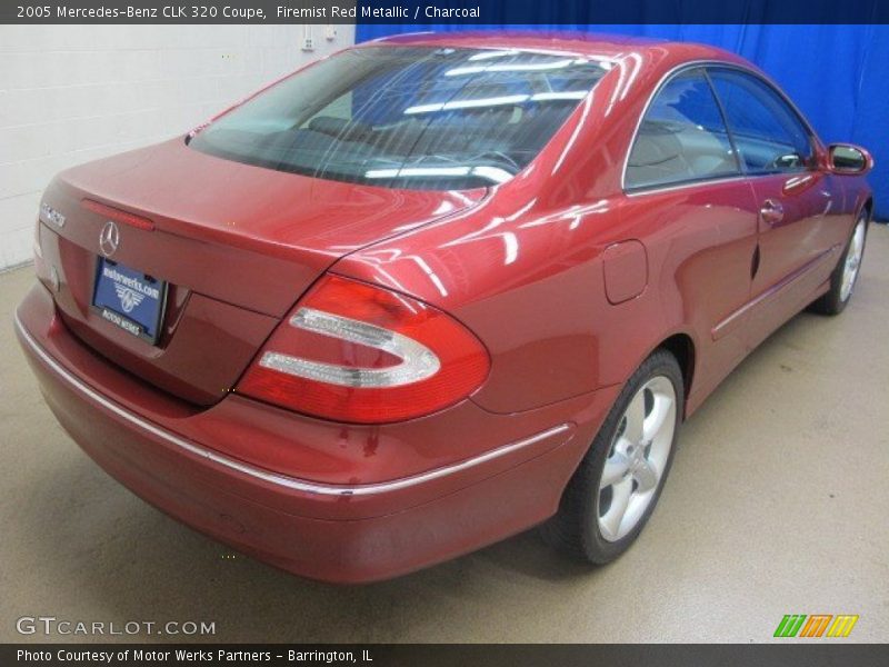 Firemist Red Metallic / Charcoal 2005 Mercedes-Benz CLK 320 Coupe
