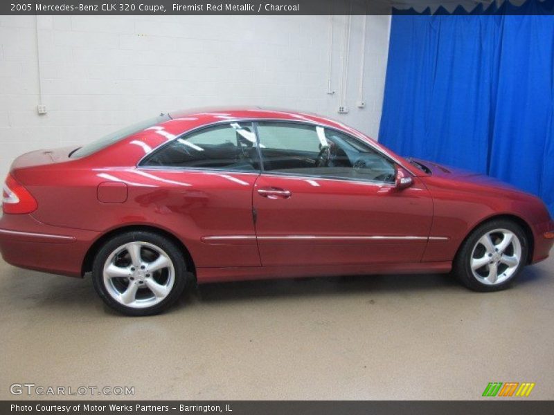 Firemist Red Metallic / Charcoal 2005 Mercedes-Benz CLK 320 Coupe