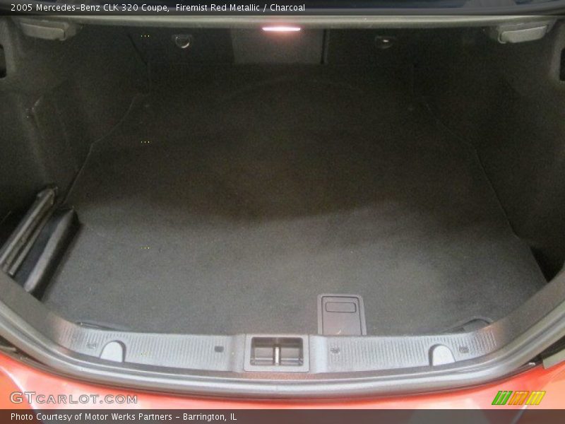 Firemist Red Metallic / Charcoal 2005 Mercedes-Benz CLK 320 Coupe