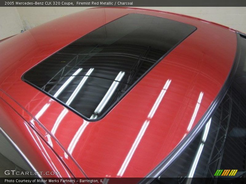 Firemist Red Metallic / Charcoal 2005 Mercedes-Benz CLK 320 Coupe