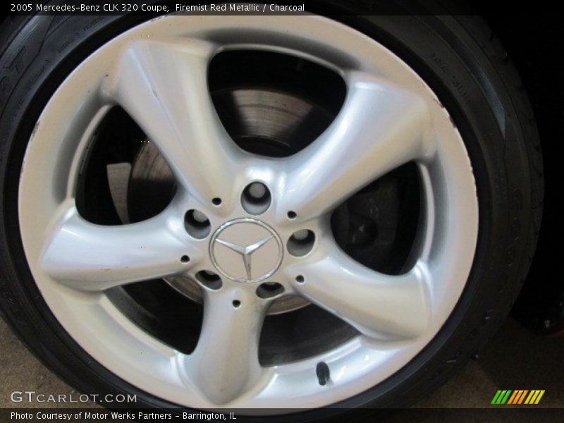Firemist Red Metallic / Charcoal 2005 Mercedes-Benz CLK 320 Coupe