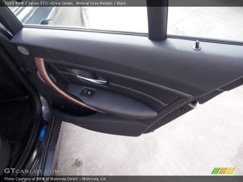 Mineral Grey Metallic / Black 2013 BMW 3 Series 335i xDrive Sedan