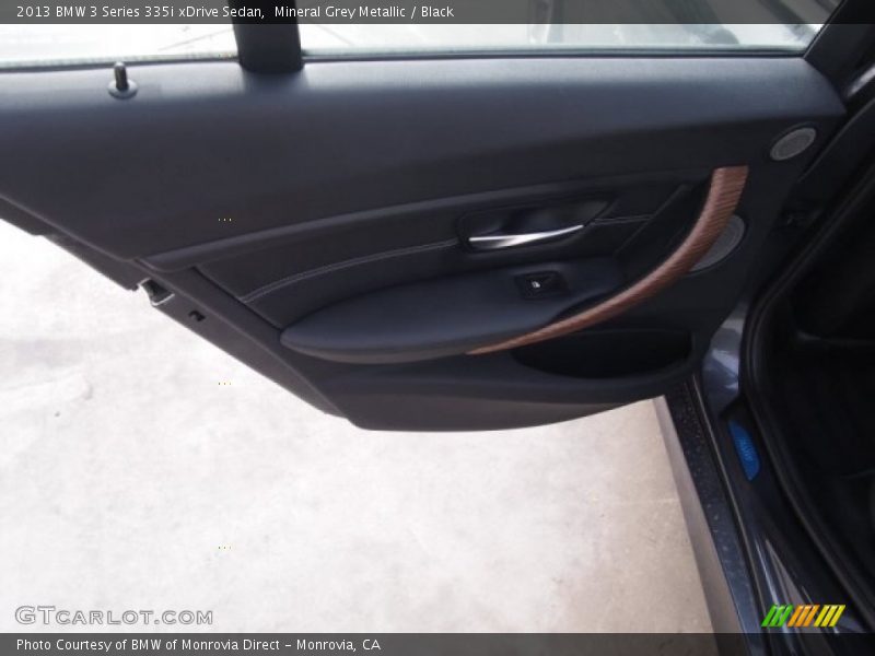 Mineral Grey Metallic / Black 2013 BMW 3 Series 335i xDrive Sedan