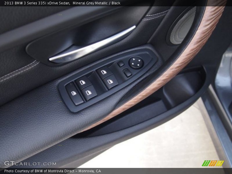 Mineral Grey Metallic / Black 2013 BMW 3 Series 335i xDrive Sedan