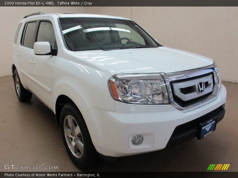 Taffeta White / Gray 2009 Honda Pilot EX-L 4WD