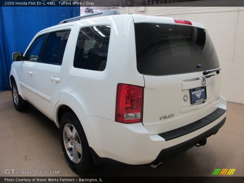 Taffeta White / Gray 2009 Honda Pilot EX-L 4WD