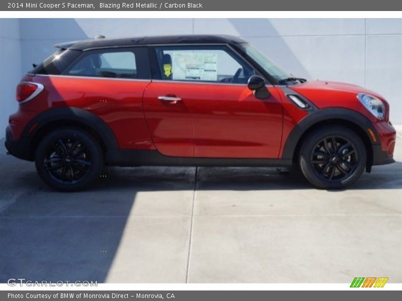 Blazing Red Metallic / Carbon Black 2014 Mini Cooper S Paceman