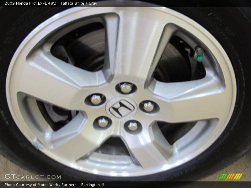 Taffeta White / Gray 2009 Honda Pilot EX-L 4WD