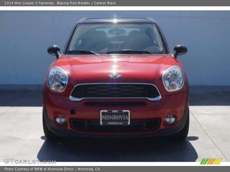 Blazing Red Metallic / Carbon Black 2014 Mini Cooper S Paceman
