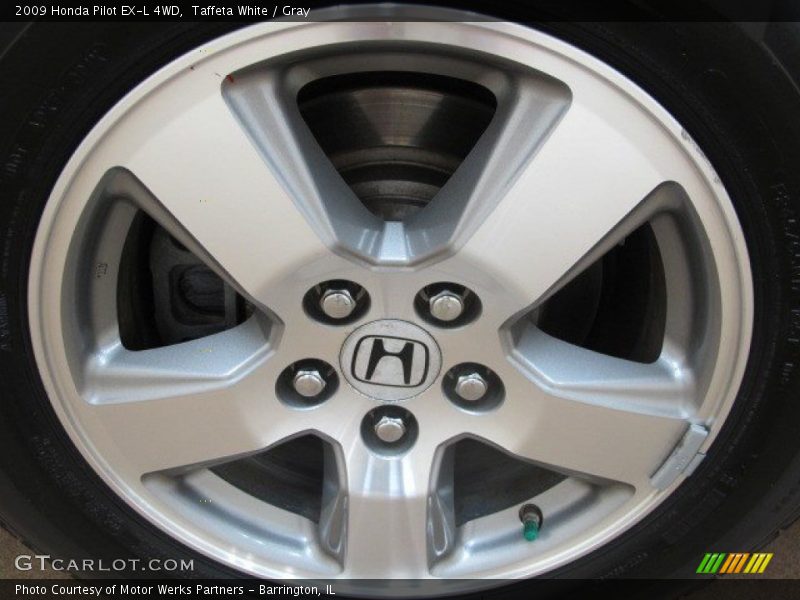 Taffeta White / Gray 2009 Honda Pilot EX-L 4WD