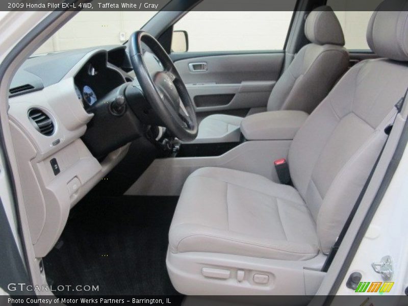 Taffeta White / Gray 2009 Honda Pilot EX-L 4WD
