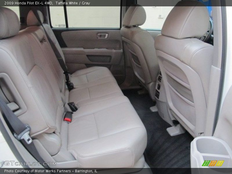 Taffeta White / Gray 2009 Honda Pilot EX-L 4WD