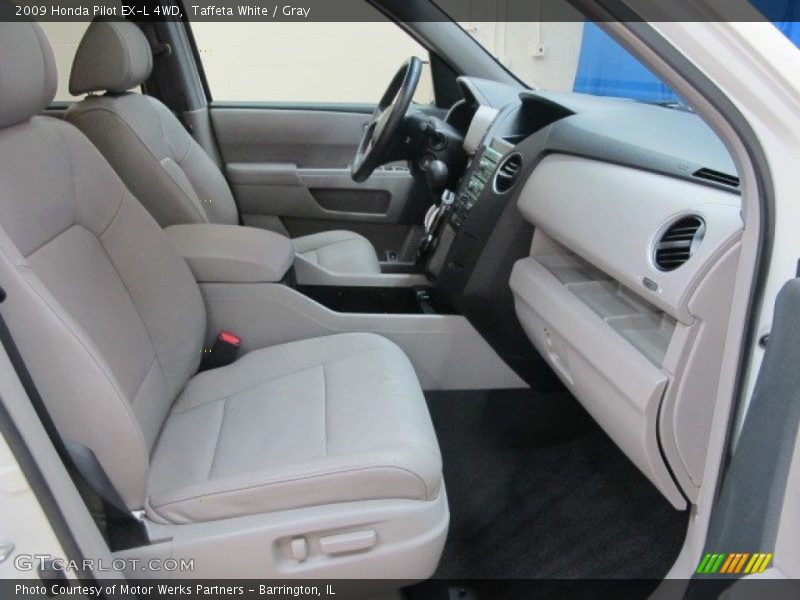 Taffeta White / Gray 2009 Honda Pilot EX-L 4WD